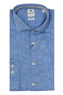 Фото рубашки Casual Fit Рубашка PURE, цвет голубой