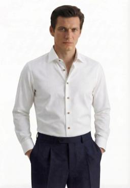 Фото рубашки Полуприлегающий силуэт Рубашка SEIDENSTICKER, цвет белый