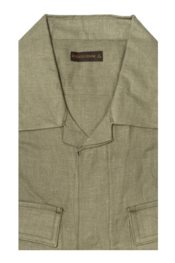 Фото рубашки Приталенный силуэт Рубашка ENRICO CERINI, цвет хаки