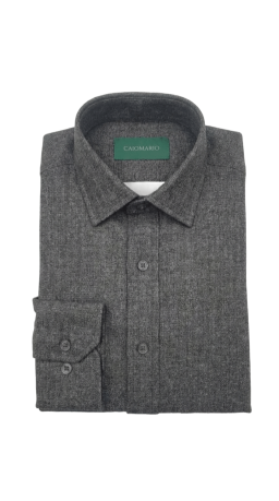 Фото рубашки Приталенный силуэт Рубашка  CAIOMARIO, цвет серый