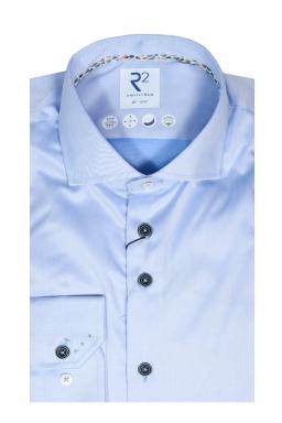 Фото рубашки Приталенный силуэт Рубашка R2, цвет голубой