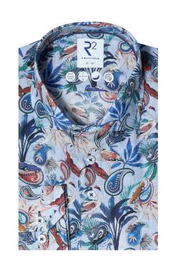 Фото рубашки Приталенный силуэт Рубашка R2, цвет разноцветный